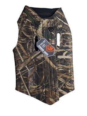 Game Winner Dog Vest Boater's Neoprene Realtree Max-5 Camo Size Large NWT